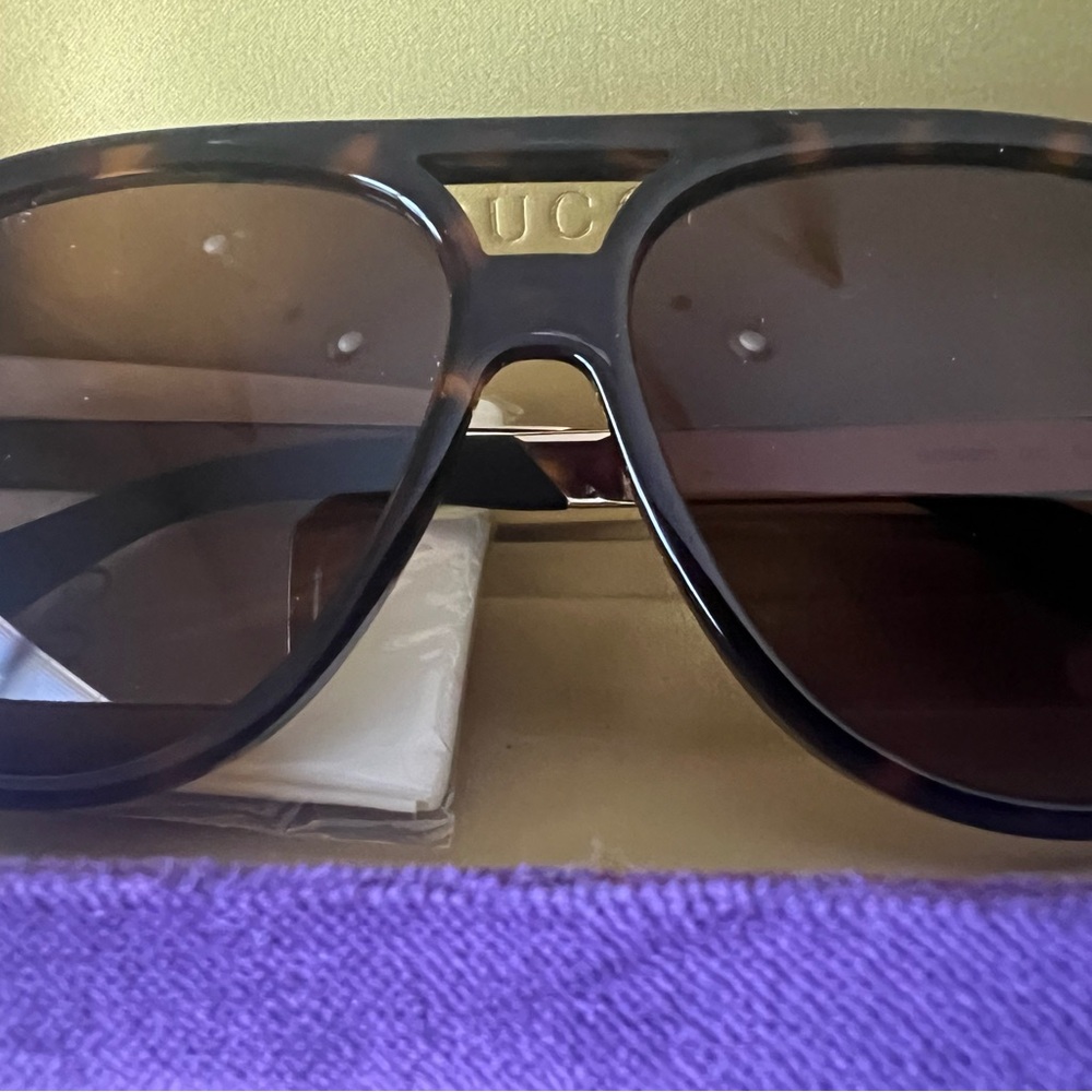 Gucci Tortoiseshell Aviator Sunglasses